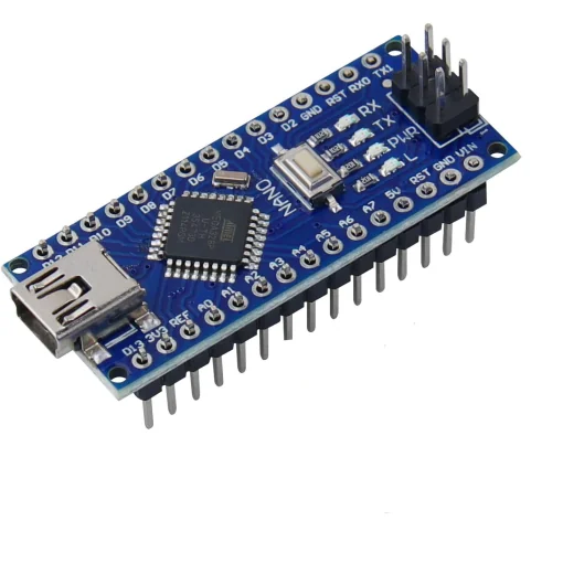 Arduino Nano (ATmega328PB-U) Development Board with CH340C Mini USB Programmer