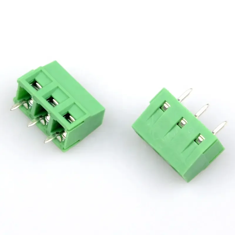 KF127-5.0-3P Green Terminal Block 300V/10A 3 Pins 5mm Pitch