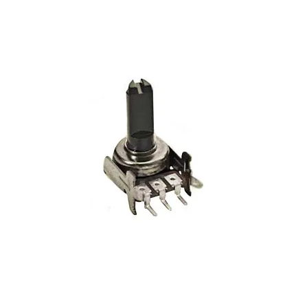 Metal Potentiometer 10KΩ 3Pin Plastic Shaft 15mm