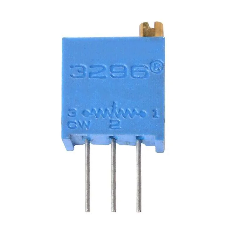 Trimmer Potentiometer Multi Turn 3296W-1-103 10KΩ 0.5W 3 Pins Through Hole