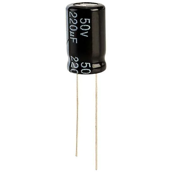  Polarized Capacitor 220uF 5OV