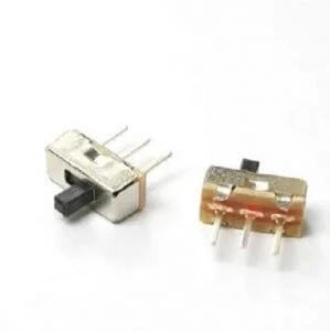 Slider switch 2 state PCB mounted 