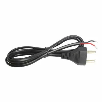 2 Pin AC Power Cord with Open Ended Cable 