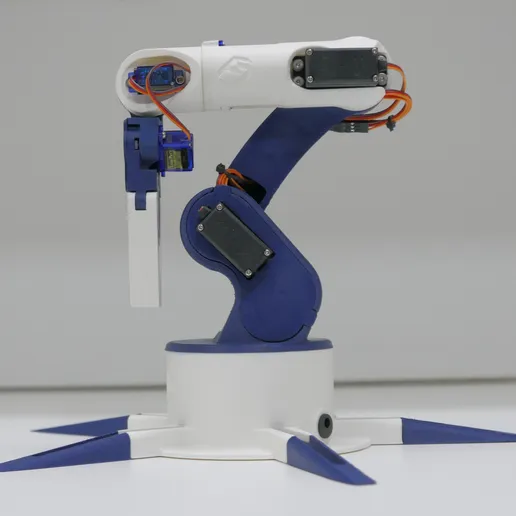 6 DOF Robotic Arm - 3D Printed Parts ONLY