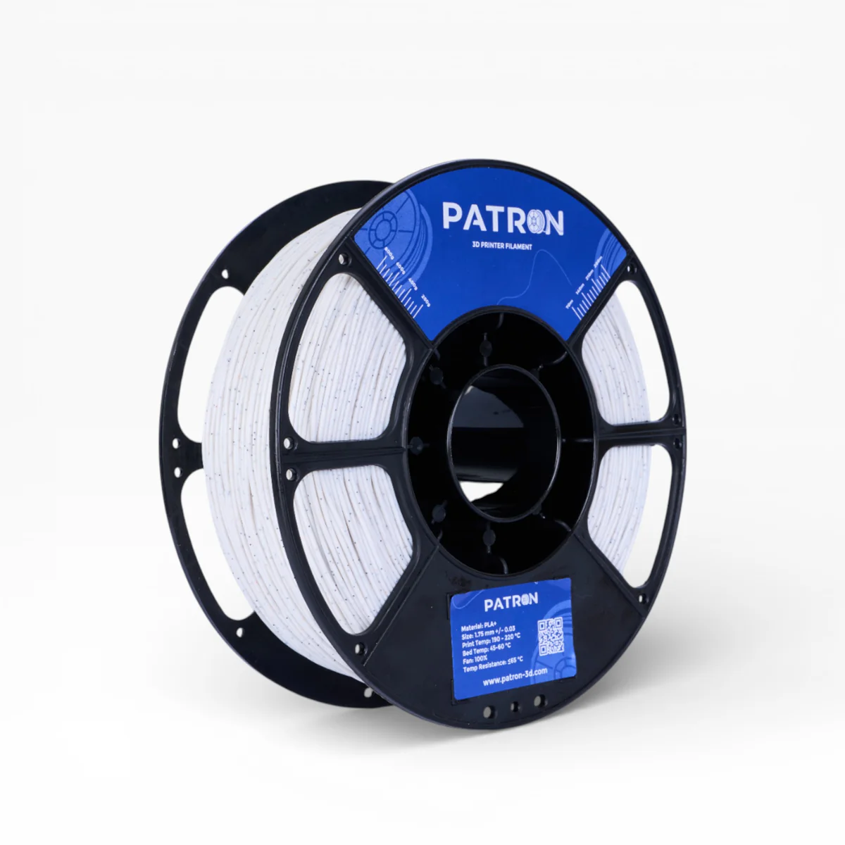 PATRON (White Marble) PLA+ Filament 1.75mm 1Kg Roll for 3D Printer
