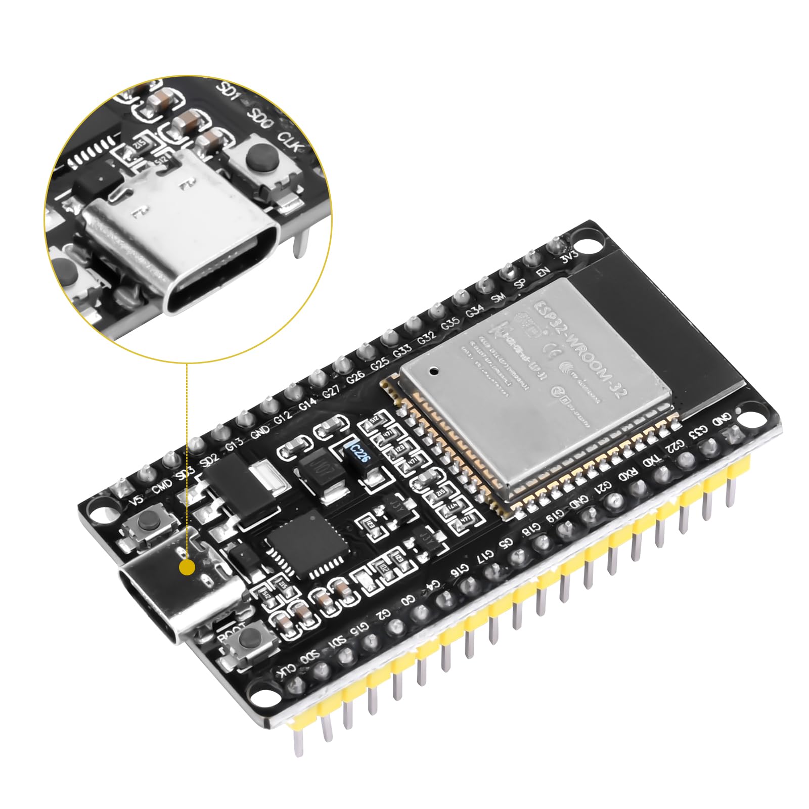 ESP32-38Pin Development Board (WIFI and Bluetooth) Type-c