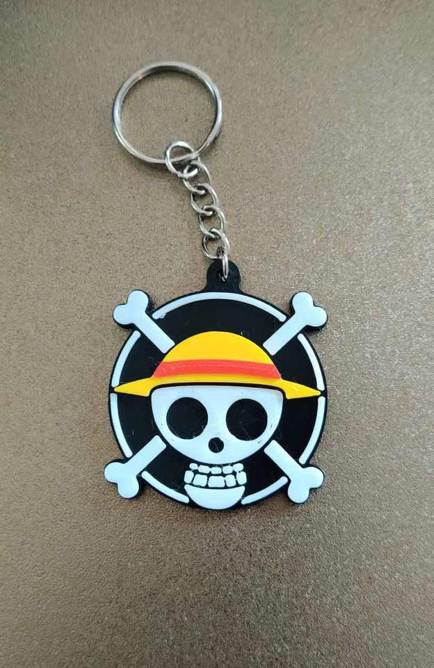 Keychain One Piece 3d printing 