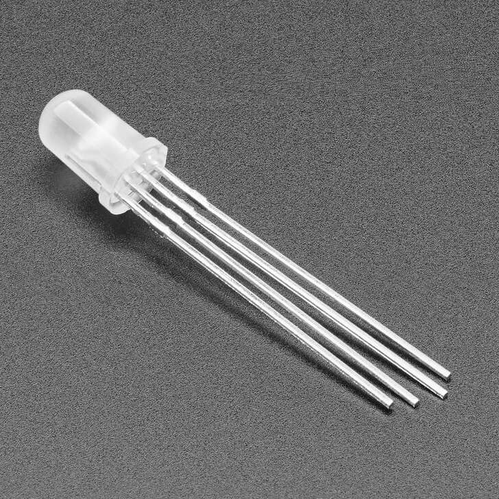 RGB Diffused LED Common Cathode 5mm