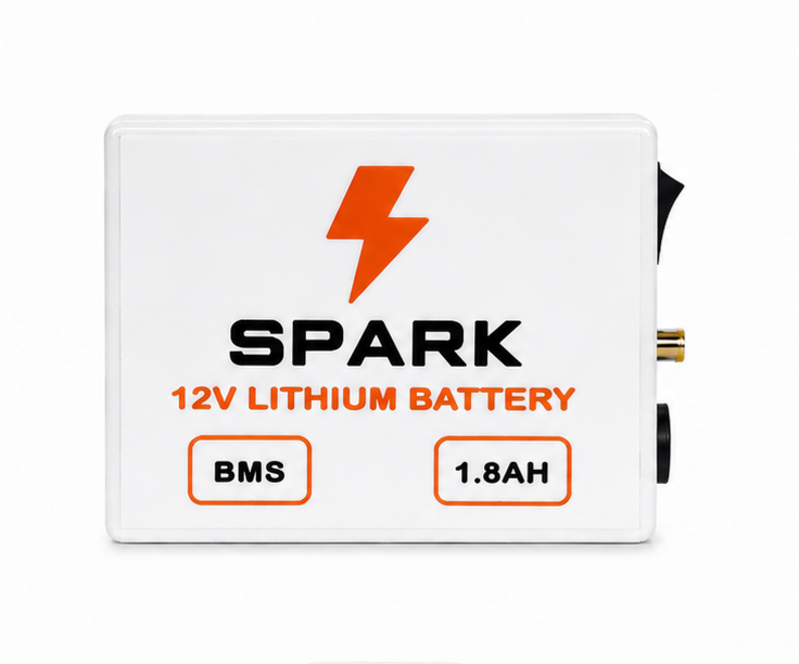 SPARK 12V Output Rechargeable Lithium-Ion Battery Pack (1800mAh with Built-in BMS) - 2