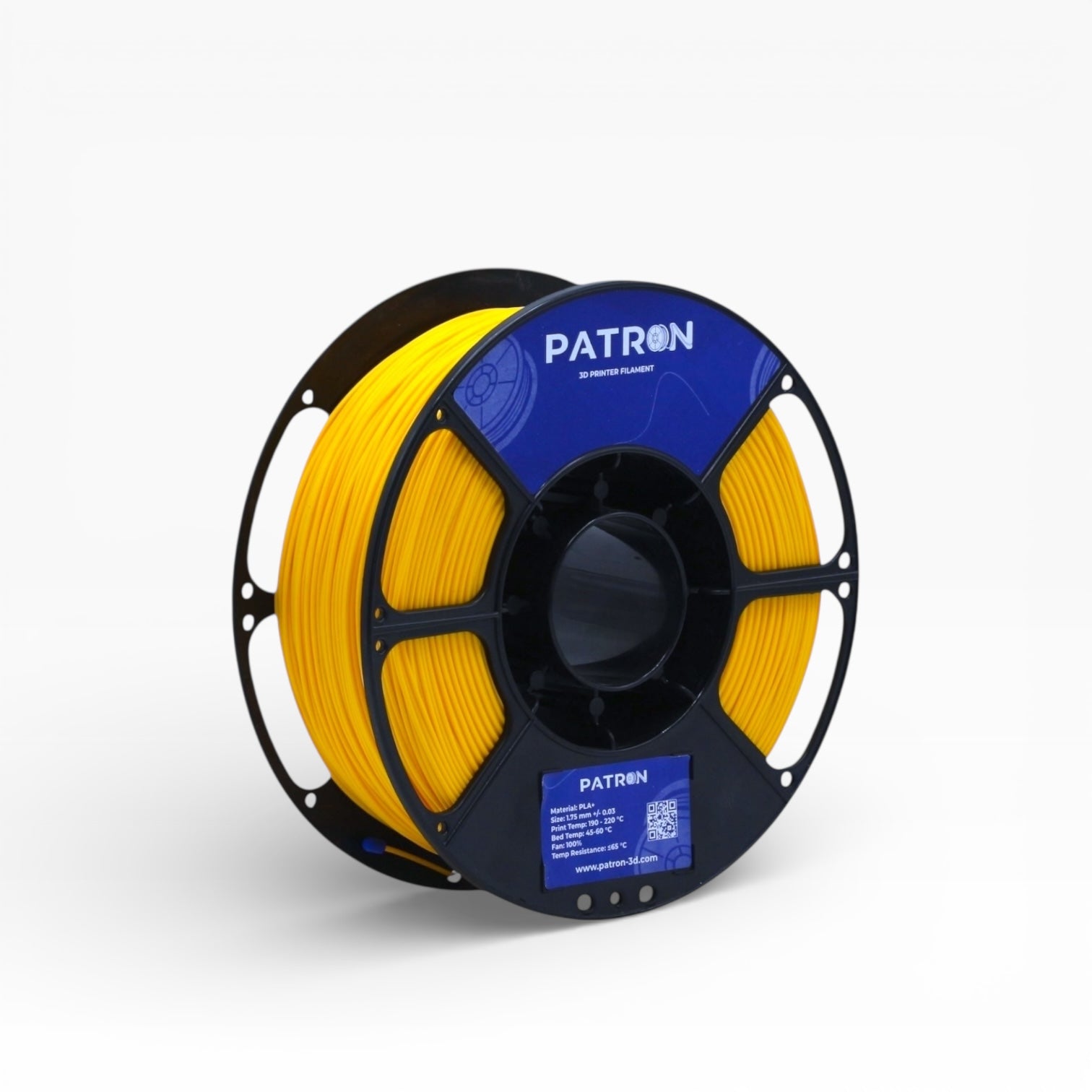 PATRON (Mustard Yellow ) PLA+ Filament 1.75mm 1Kg Roll for 3D Printer