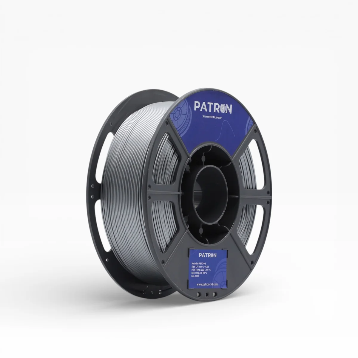 PATRON (Silver ) PETG HS Filament 1.75mm 1Kg Roll for 3D Printer