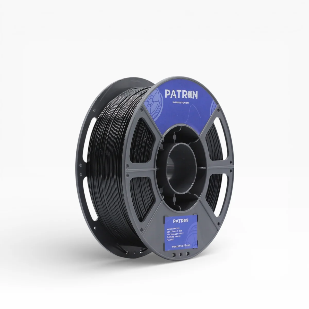 PATRON (Black ) PETG HS Filament 1.75mm 1Kg Roll for 3D Printer