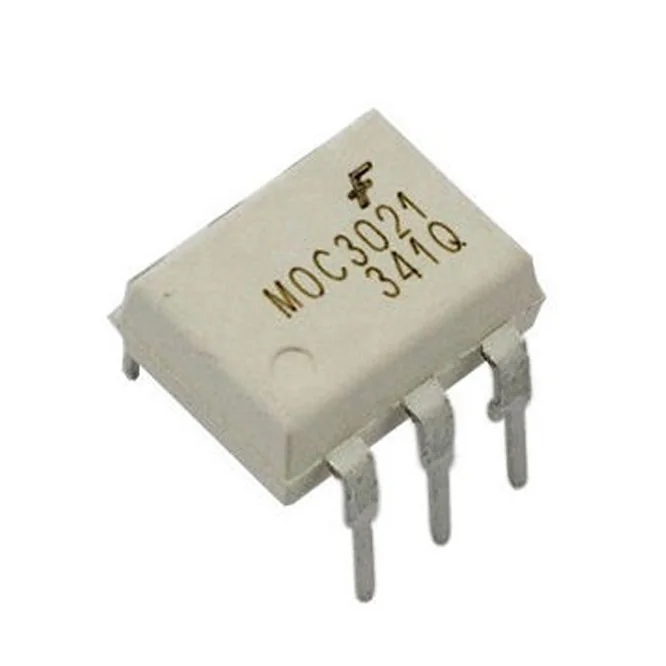  MOC3021 Optoisolator Triac Driver Output DIP-6