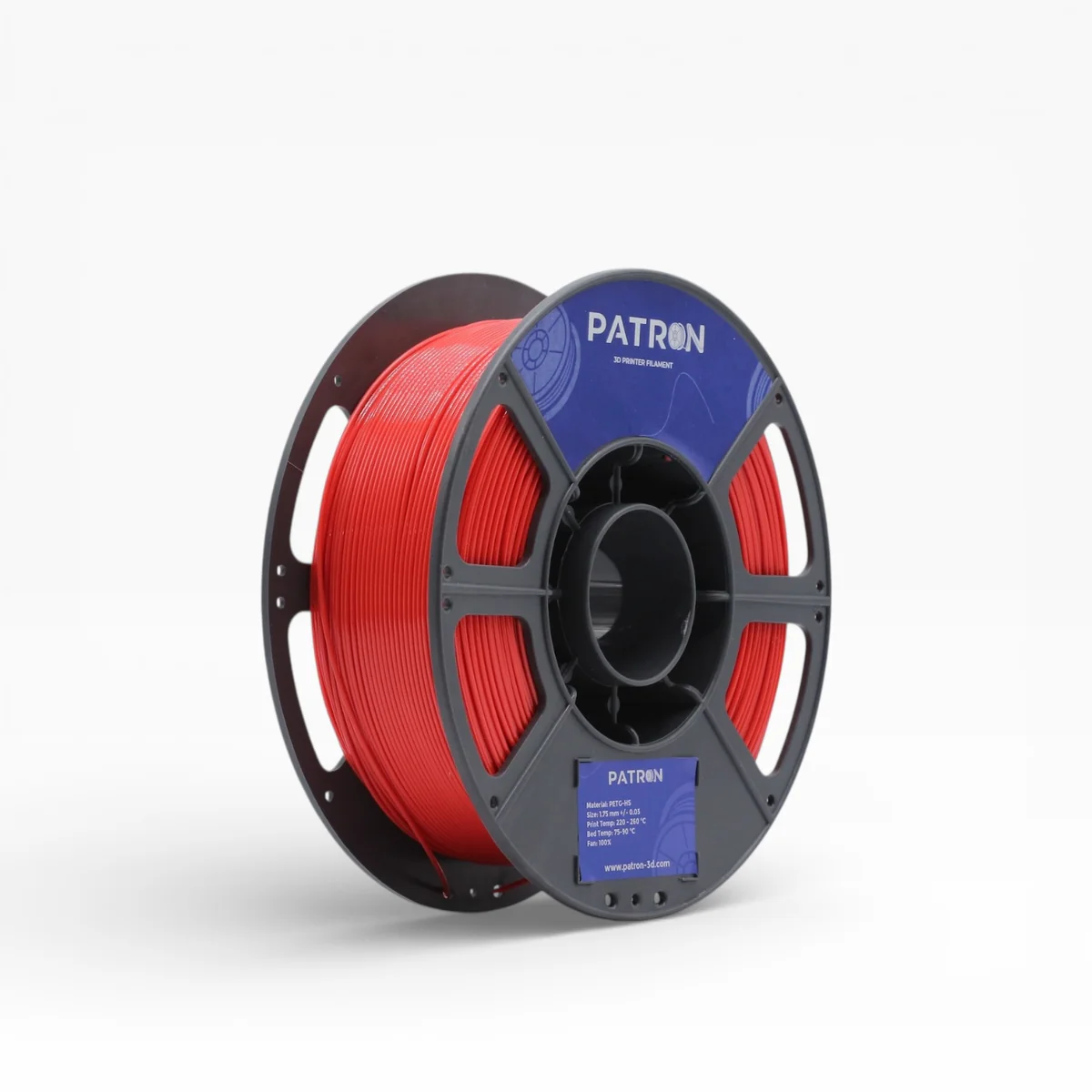 PATRON (Red ) PETG HS Filament 1.75mm 1Kg Roll for 3D Printer