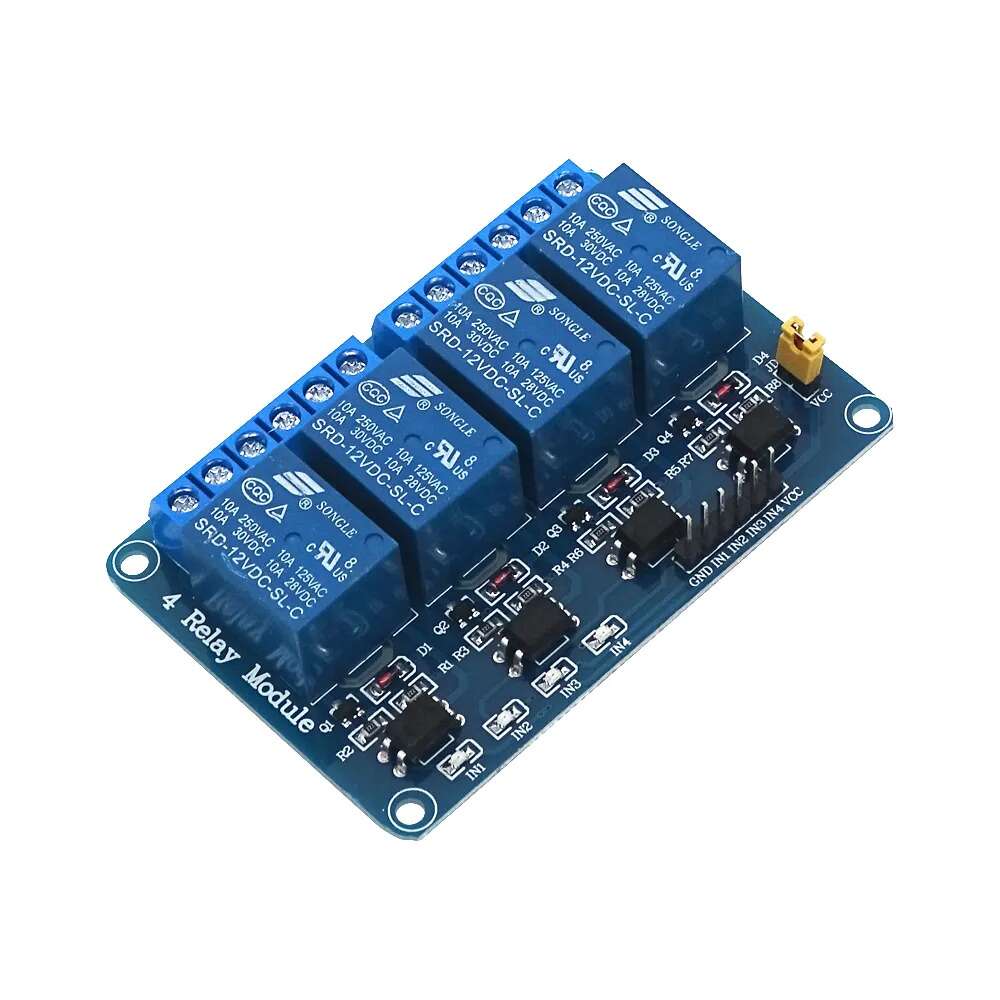 Relay Module 12V (4 Channel) Low Level Trigger