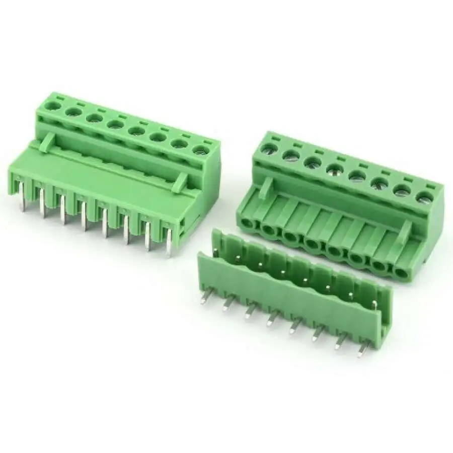 Pluggable Terminal Block KF2EDGR-5.08-8P PCB Solder Right Angle 5.08mm 8 Pin