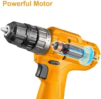INGCO 12V Cordless Drill with Type-C Battery 
