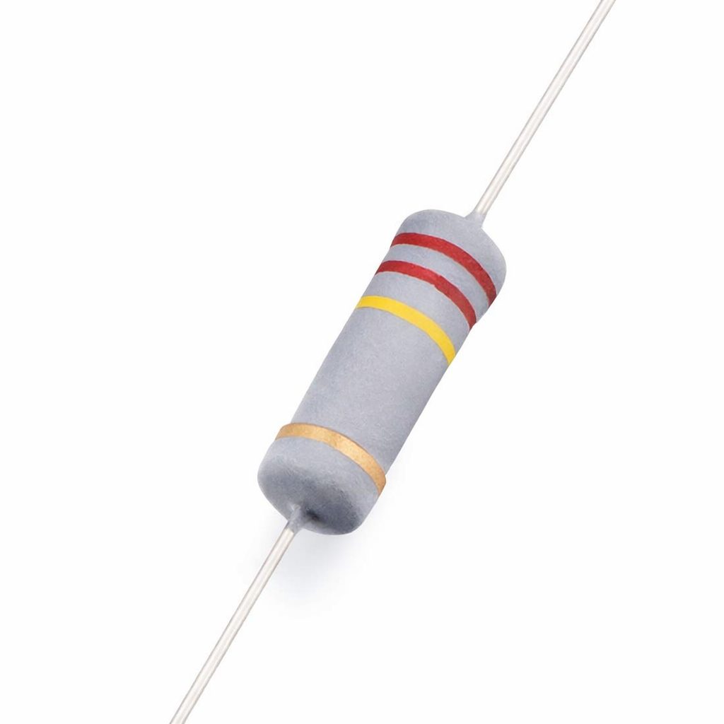 Carbon Resistor 220KΩ 2W Through Hole