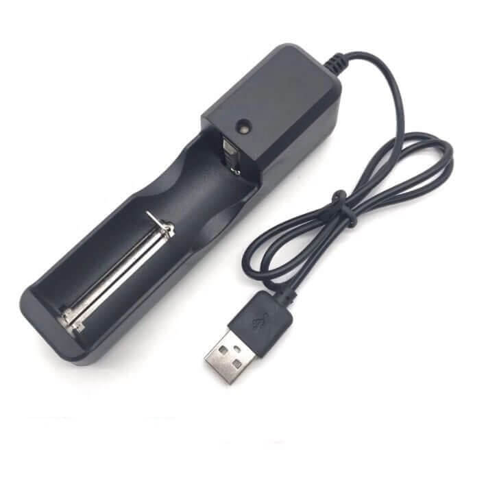 GENPRO G86U1 Single Slot Smart 18650 Li-ion Battery Charger with Integrated USB Cable