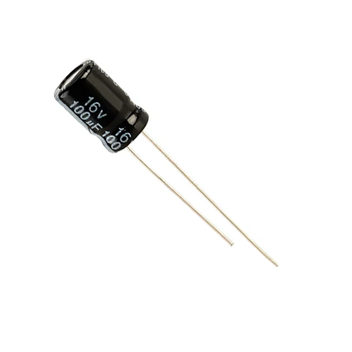 JWCO Aluminum Electrolytic Capacitor 100uF 16V 8x5mm