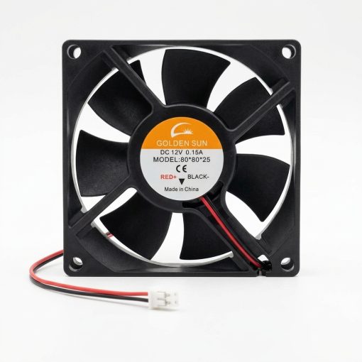 DC Fan 12V 0.15A 80x80x25mm