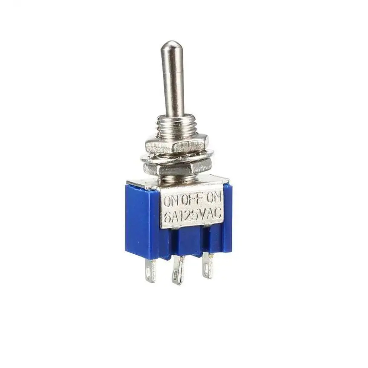 Toggle Switch ON-OFF-ON 6A 125VAC 3 Pin