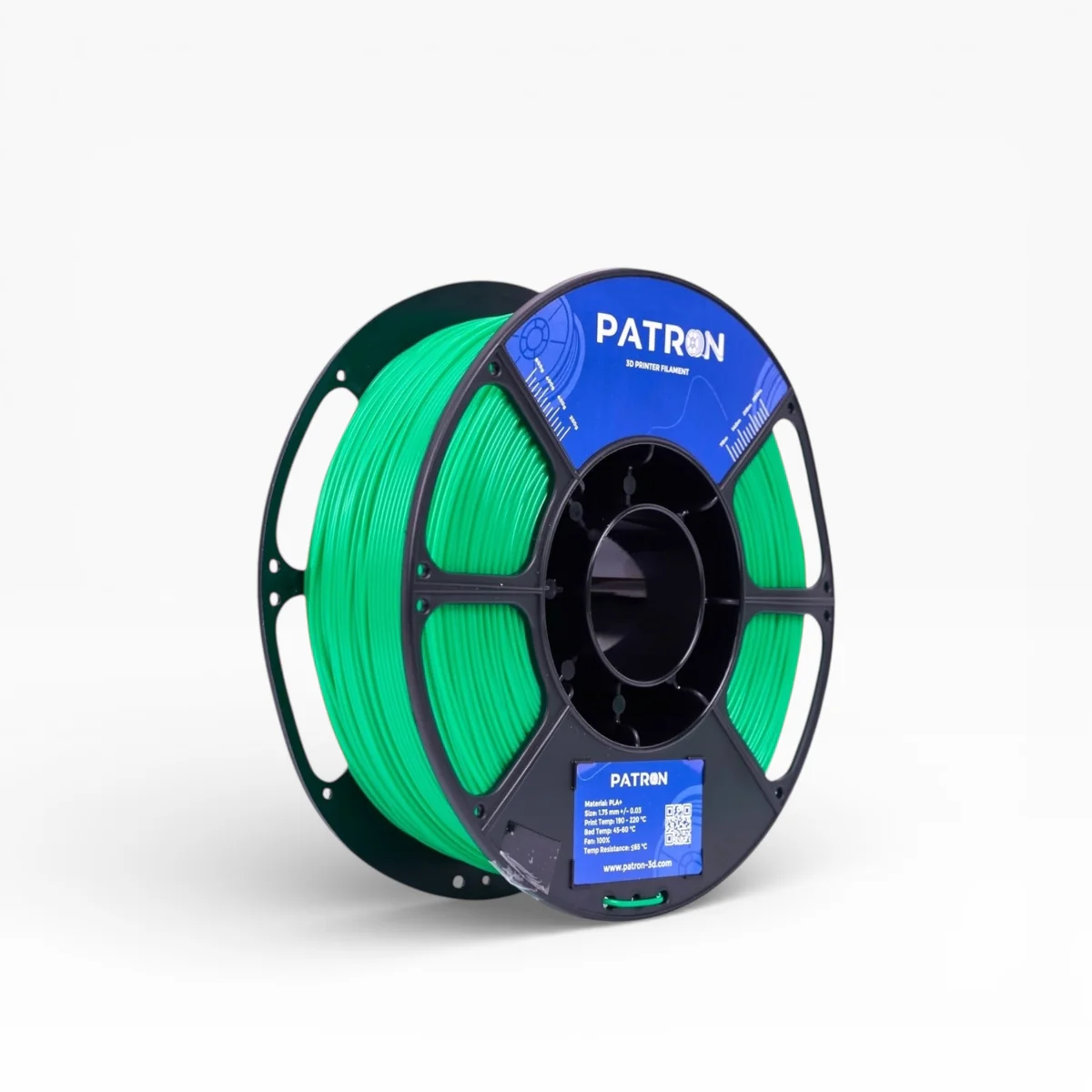 PATRON (Green) PLA+ Filament 1.75mm 1Kg Roll for 3D Printer