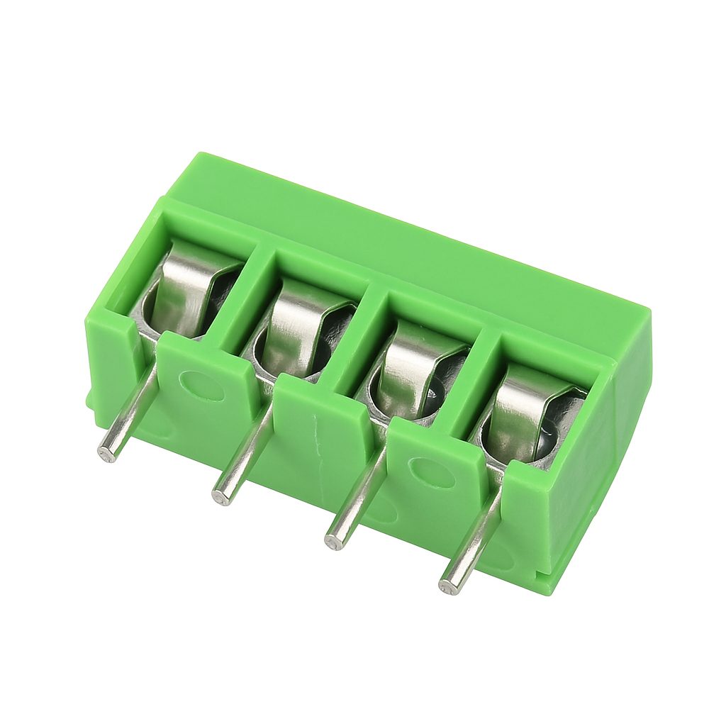 Terminal Block 4 Pins KF126-5.0-4P 8A 250V Green