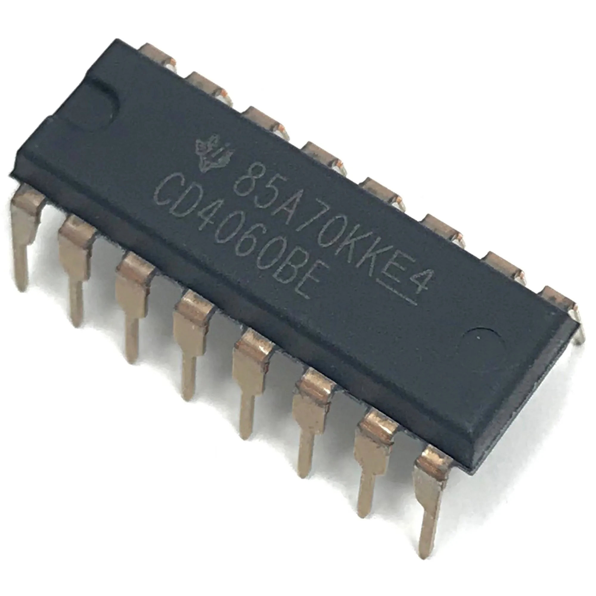 4060 IC Oscillator binary counter cum frequency divider